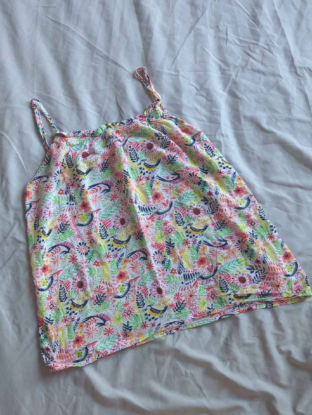 GAP Multicolor Tropical Print Cami